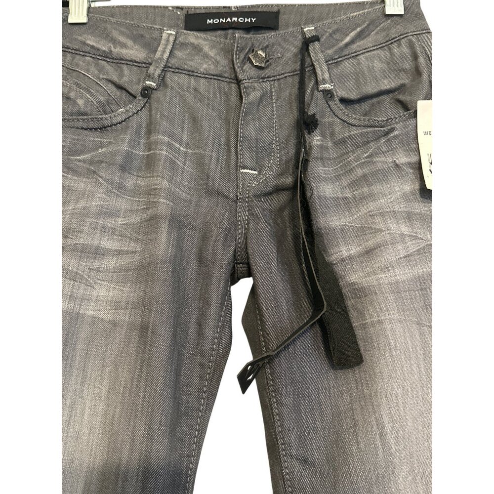 Monarchy Gray Bootcut Womens Jeans W963 Size 28 - Picture 4 of 6